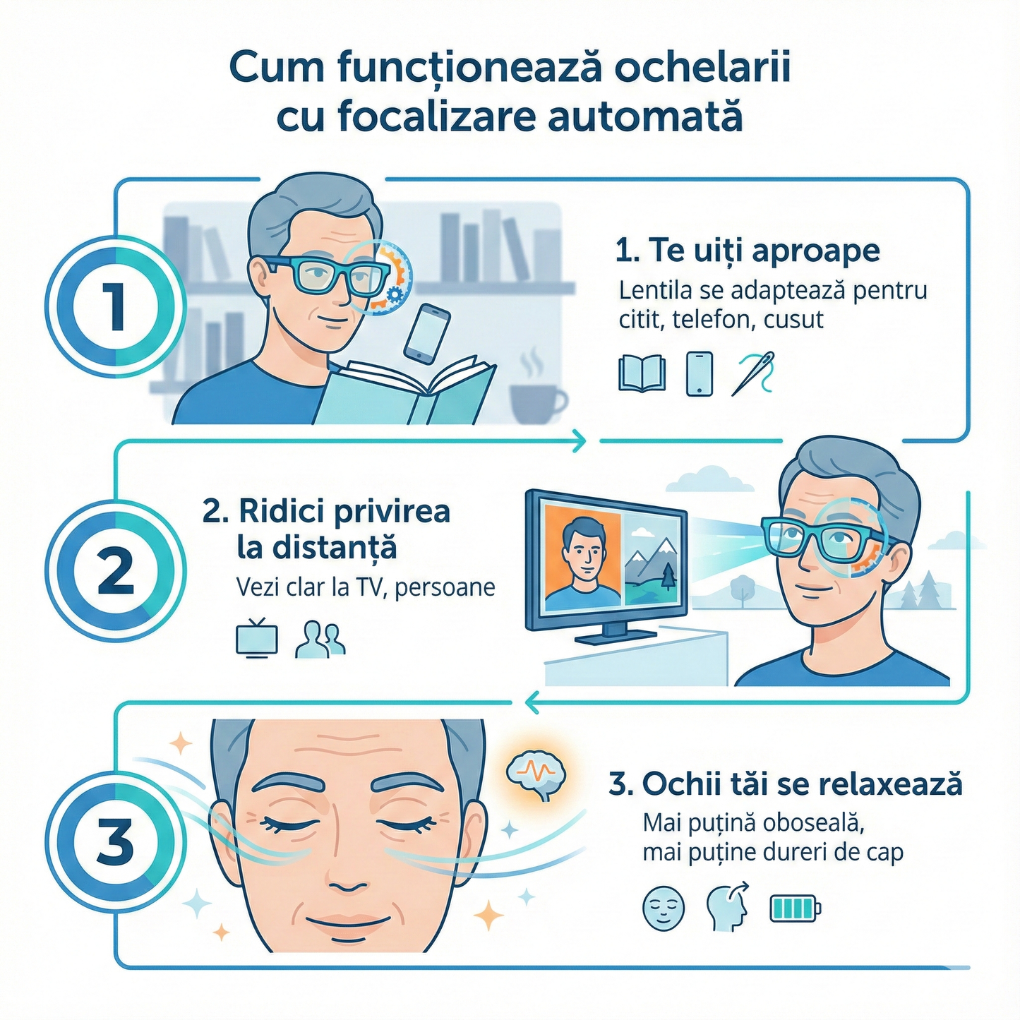 Ochelari Vedere | Lentile adaptabile FB