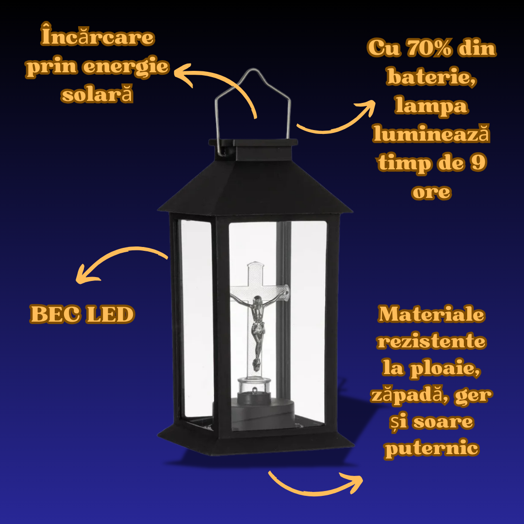 Felinar LED cu Încărcare Solară